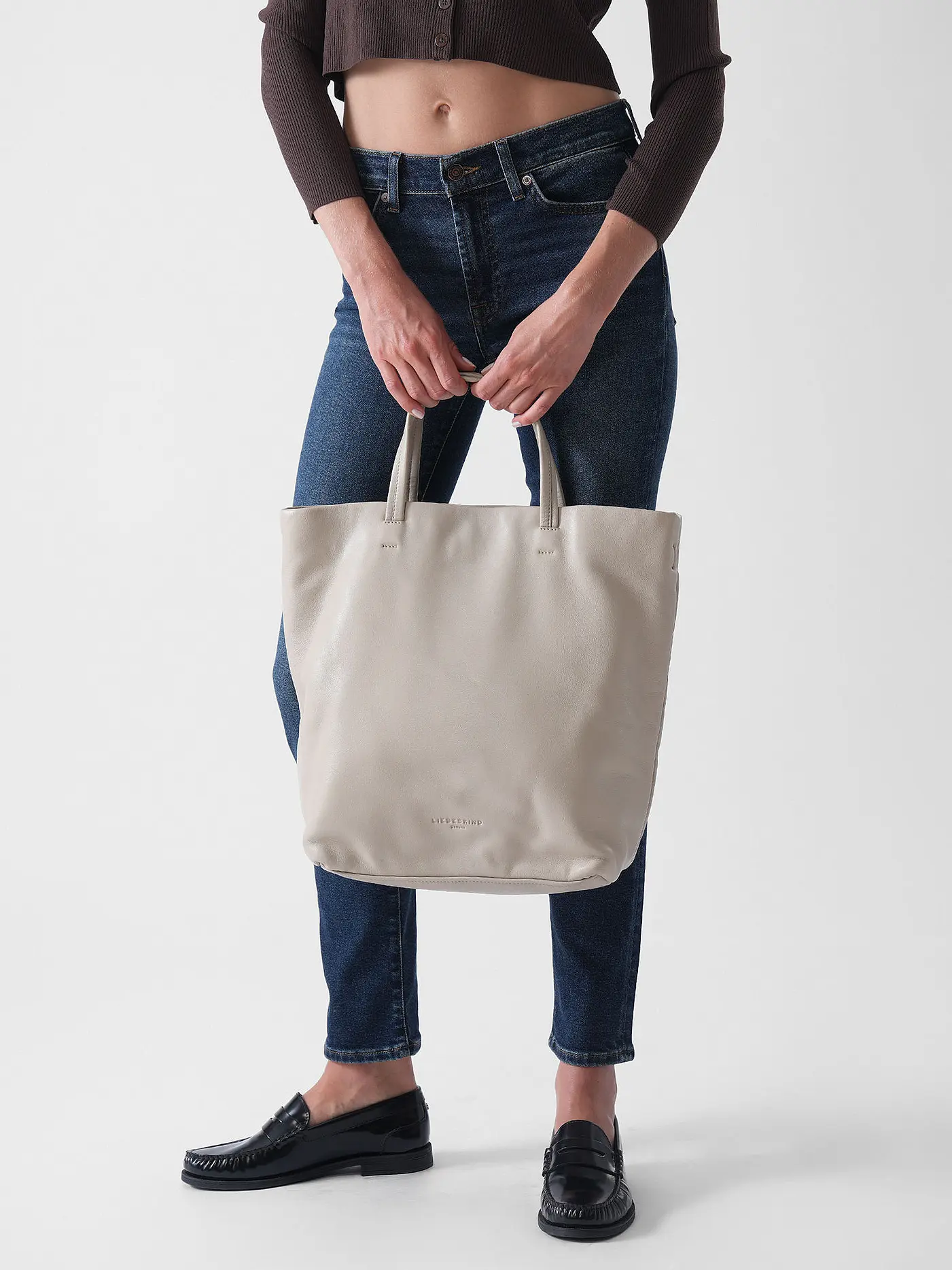 LIEBESKIND BERLIN | Ledertasche - Tote Bag HERA Large | creme